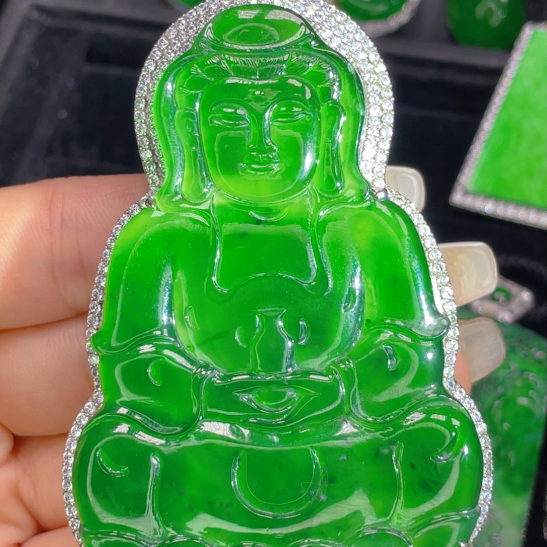 翡翠吊坠(不含链)未镶嵌