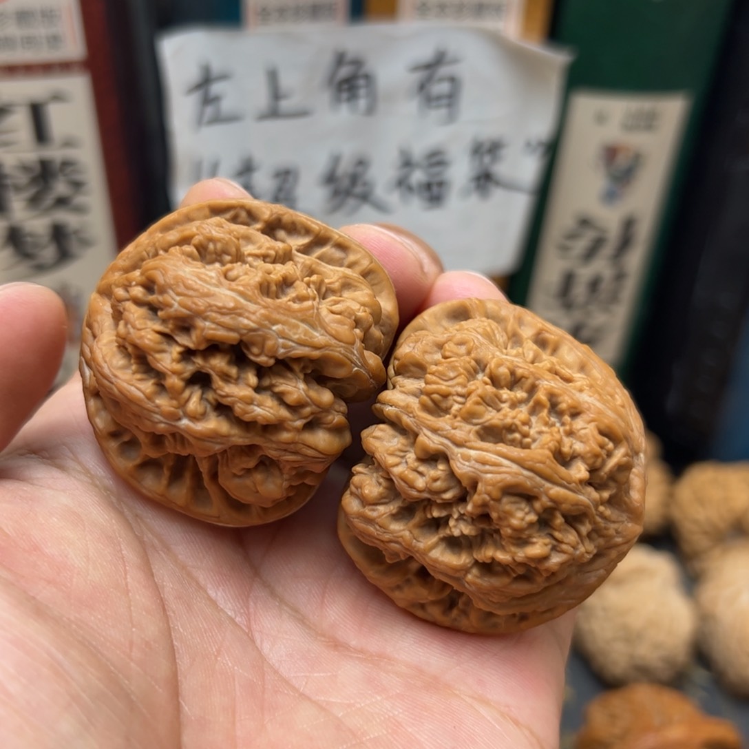 文玩核桃把件44平谷大粗筋