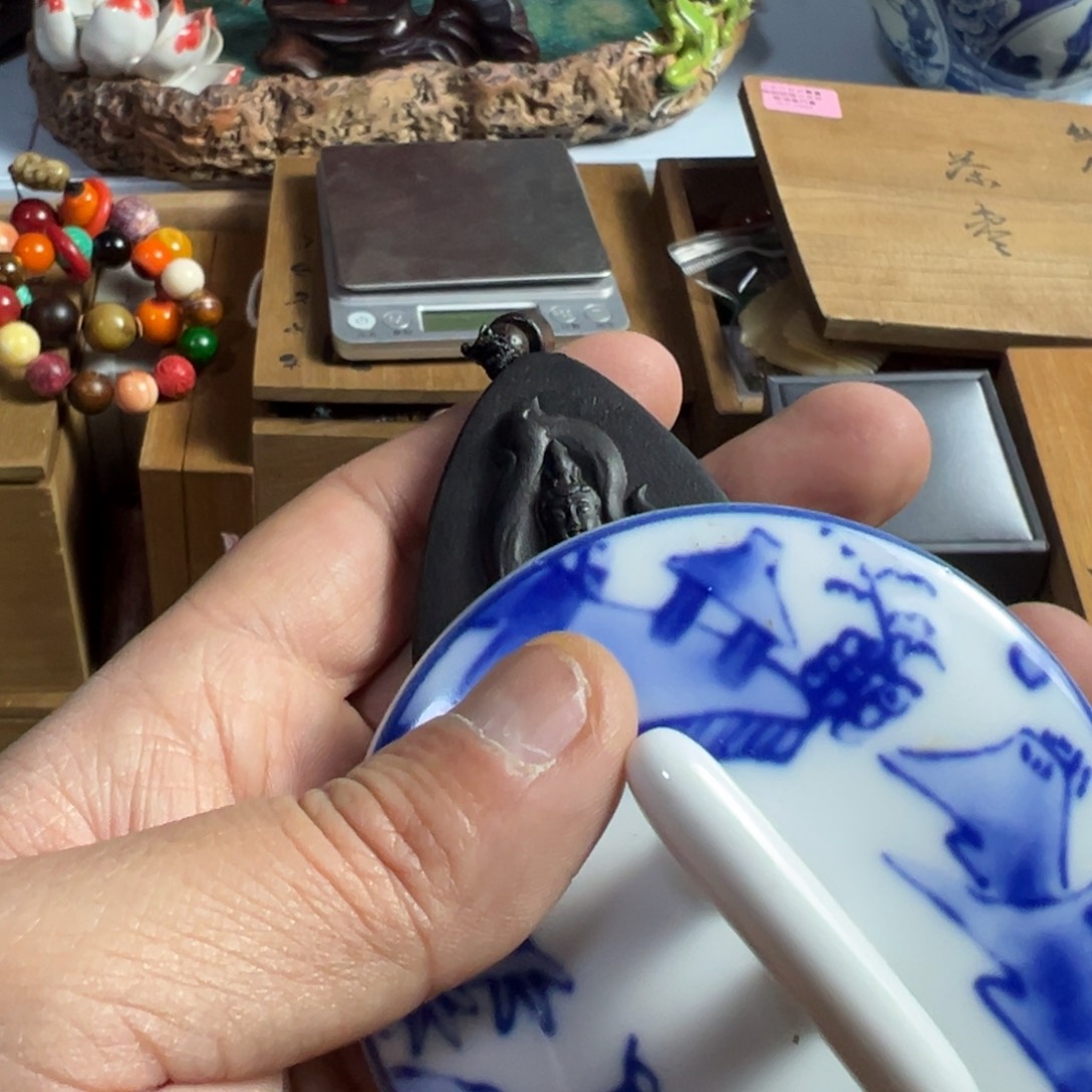 紫砂茶碗我家粉皮真好看啊