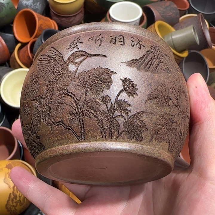 茶杯紫砂全手工紫砂