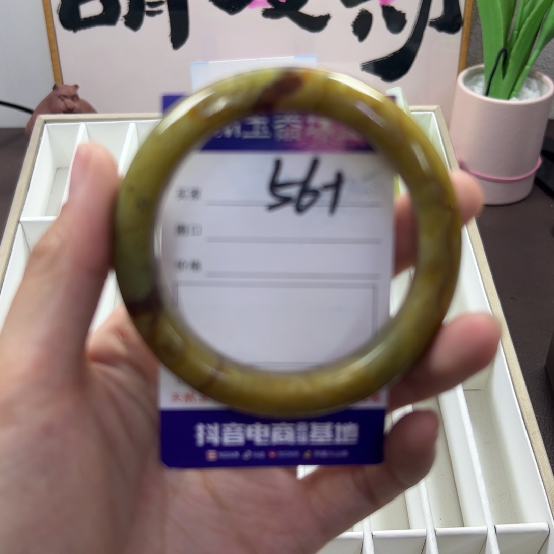 蛇纹石玉手镯未镶嵌366