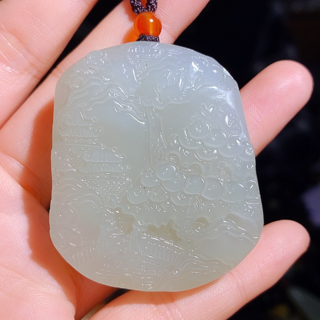 和田玉颈饰未镶嵌