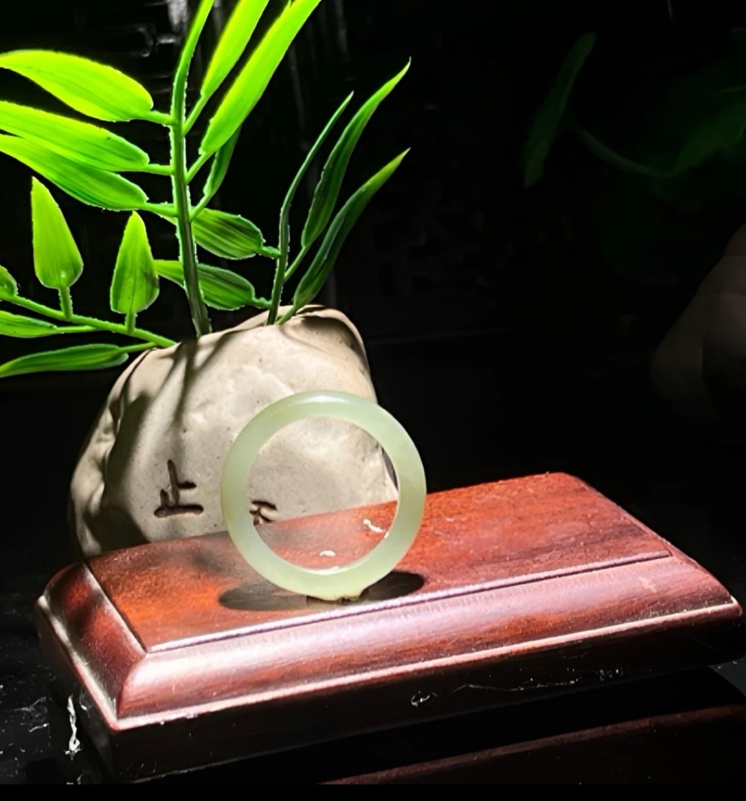天然和田玉素戒指环精心制作多样性拍一发一