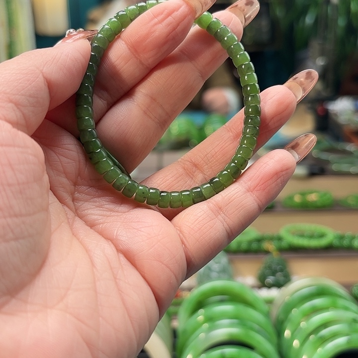 和田玉（碧玉）手串未镶嵌