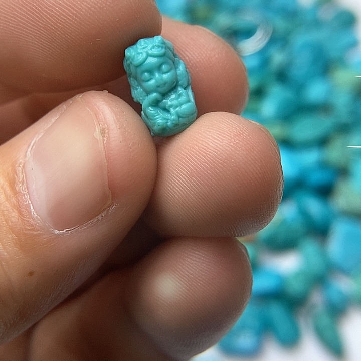 绿松石珠宝奇石未镶嵌