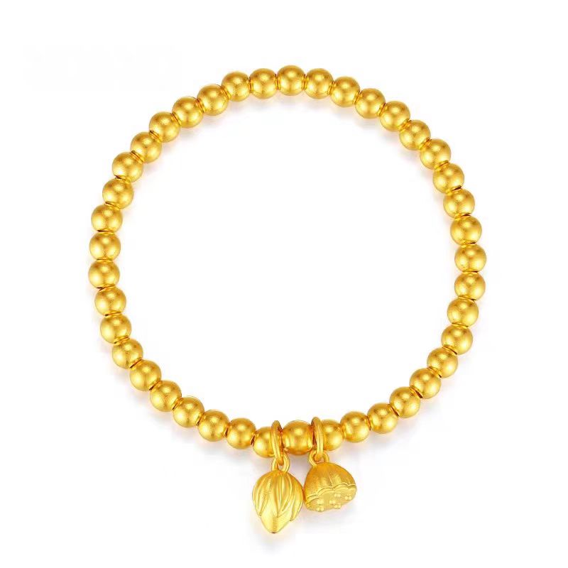 足金999 5mm古法两世欢