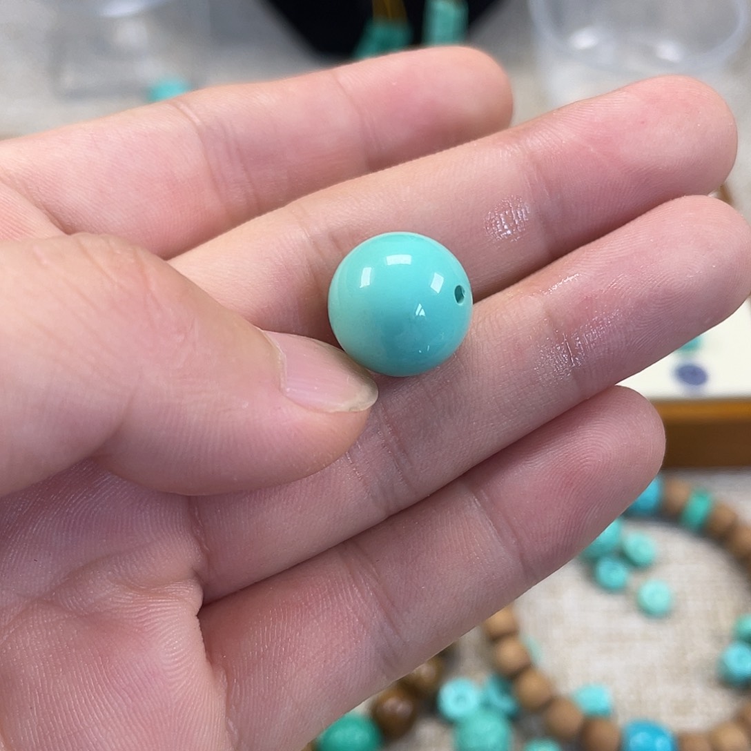 原生态湖北松配饰，直径14