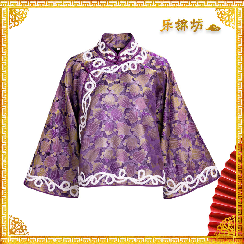 「尔佳」 ·  乐锦坊复古国风手工原创时尚斜襟立领长袖日常女士上衣