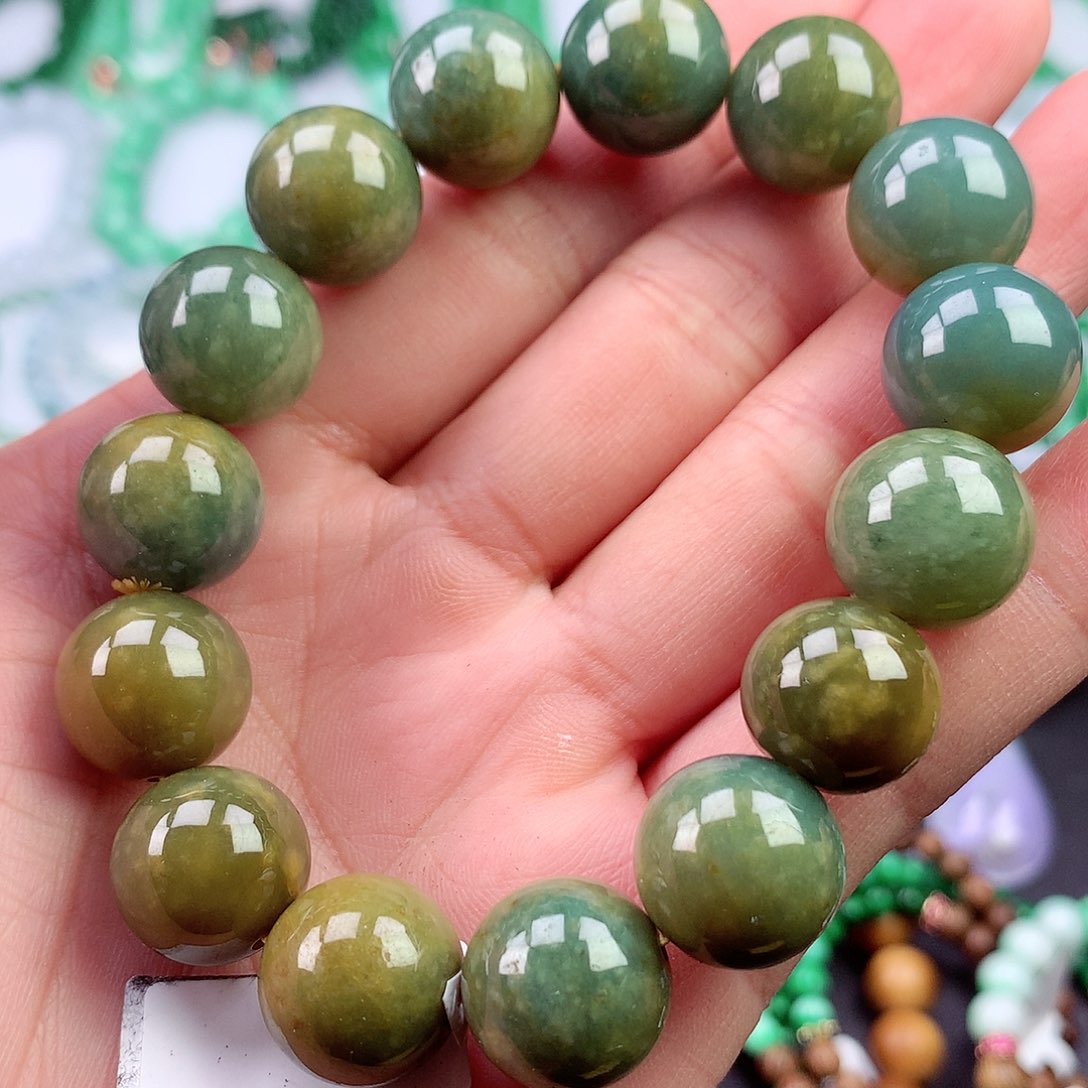 未镶嵌手链翡翠手串