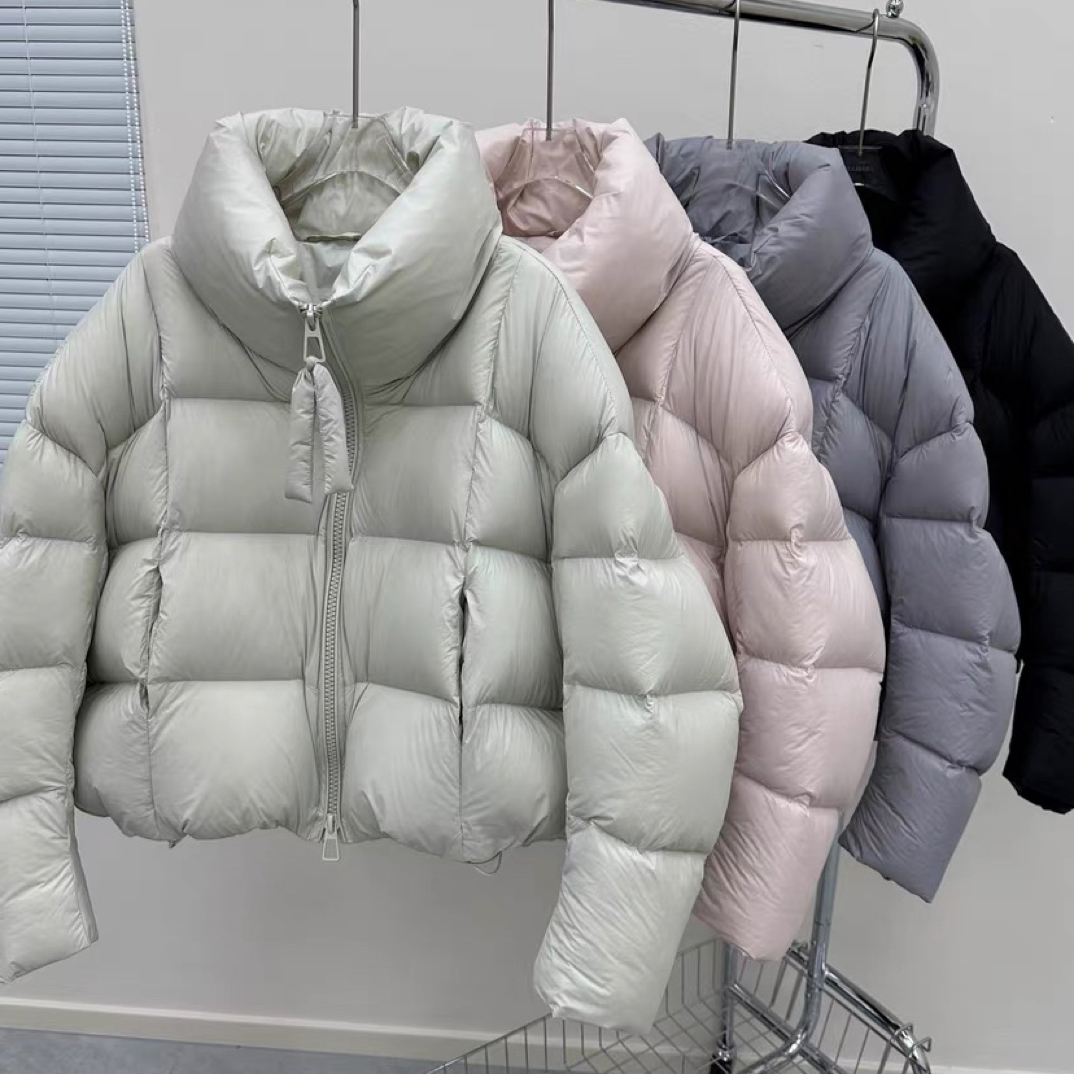 （孤品羽绒服链接）冬立领设计感收腰显瘦白鸭绒保暖时尚中长款外套