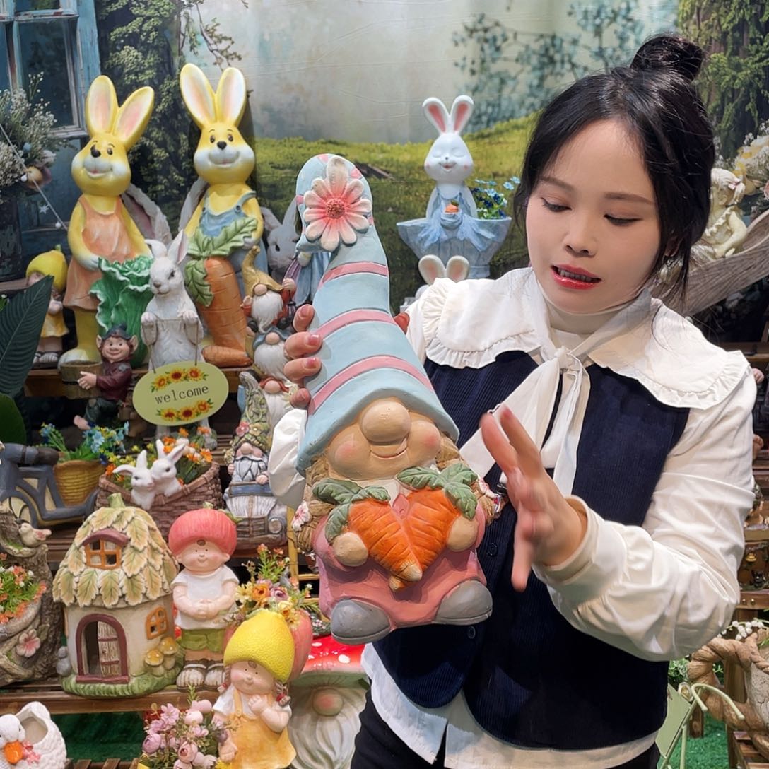 摆件花园摆件红红火火