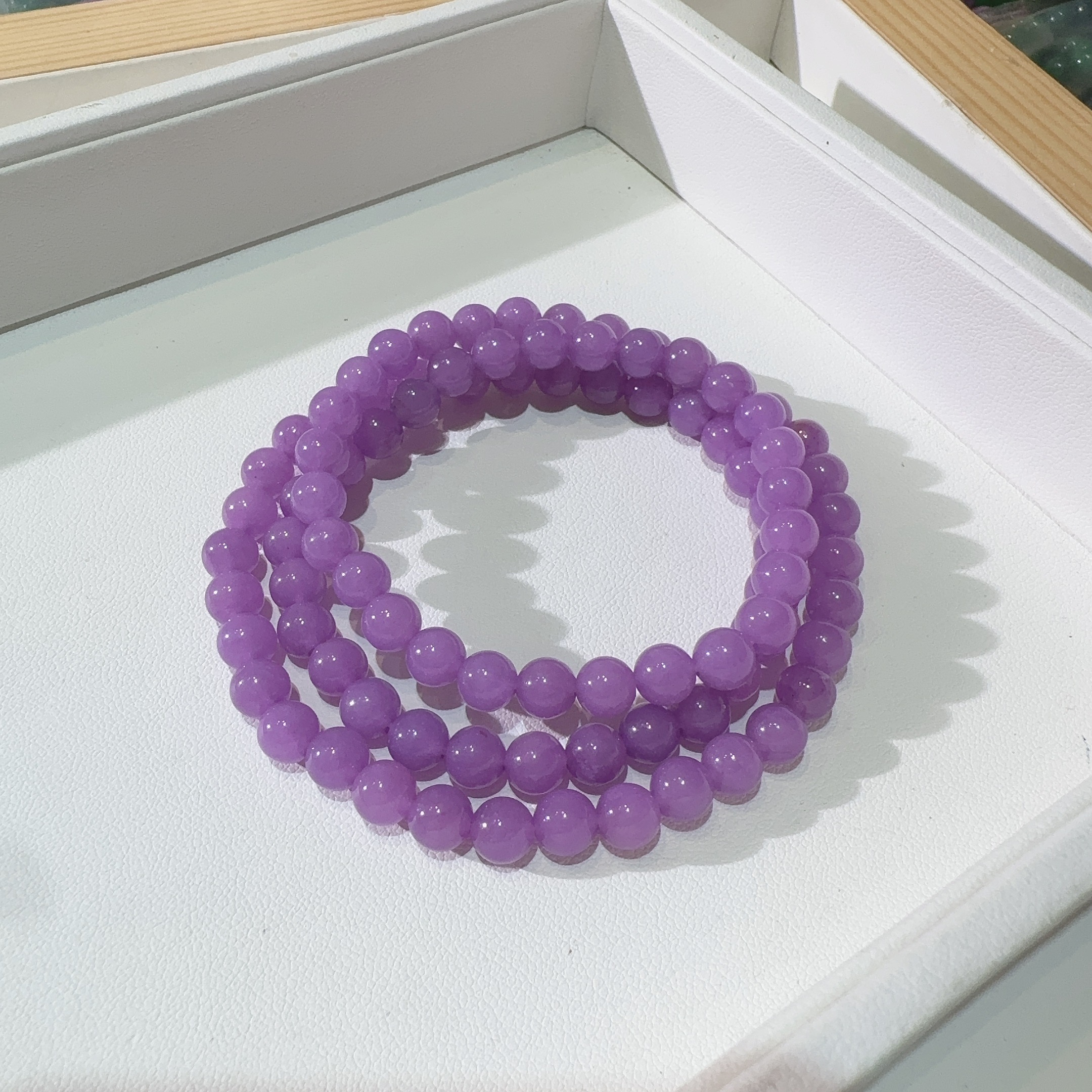 [大园专属】紫玉三圈素手串