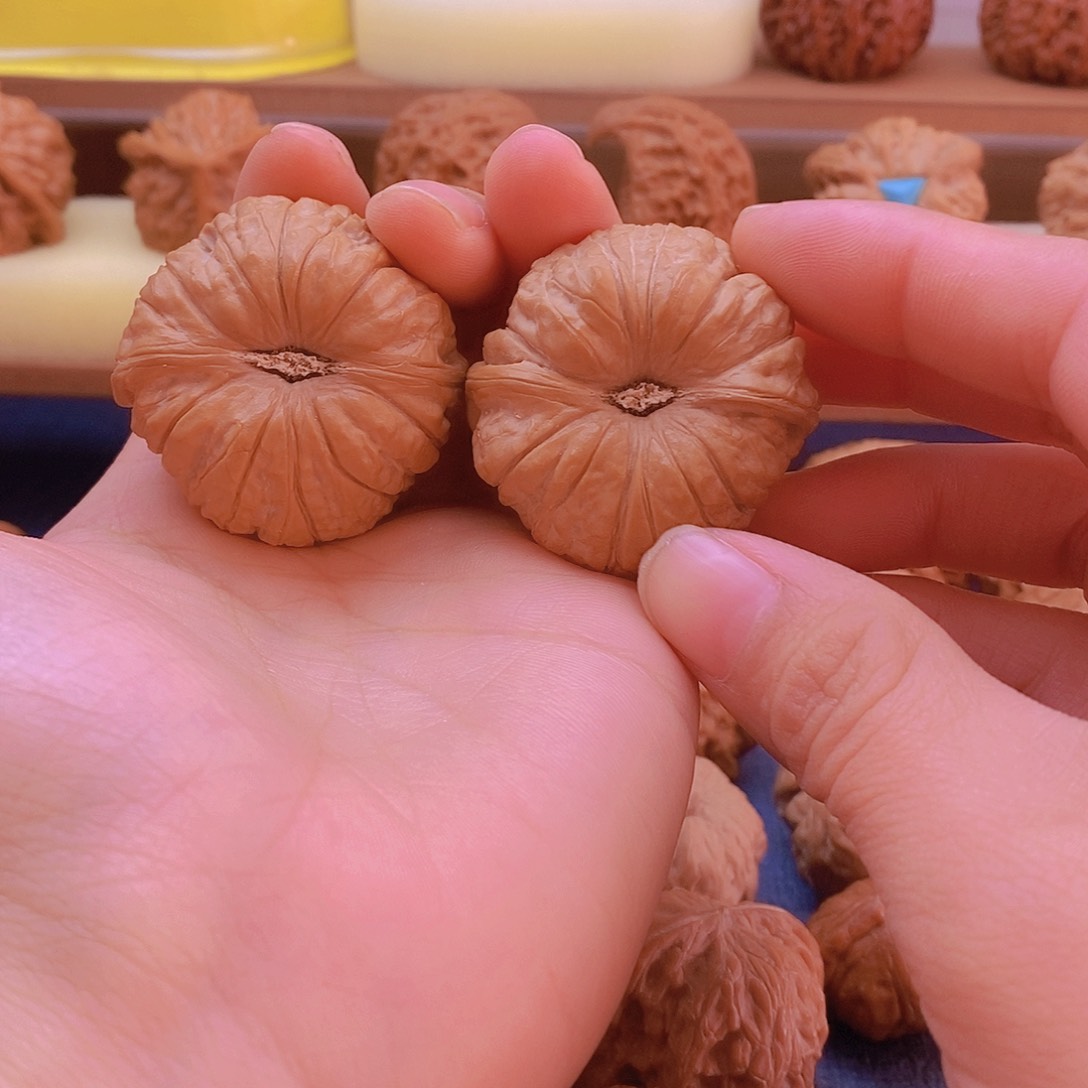 41➕南瓜墩文玩核桃白茬