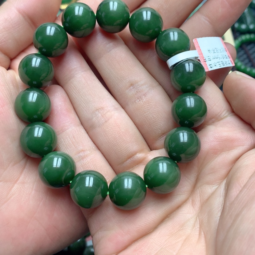 【闪购商品】和田玉（碧玉）手链未镶嵌e****o