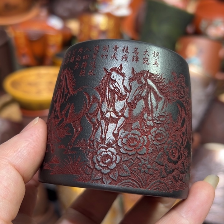 茶杯紫砂宜兴紫砂主人杯