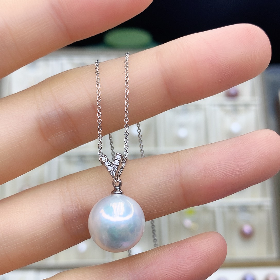 淡水珍珠颈饰合金