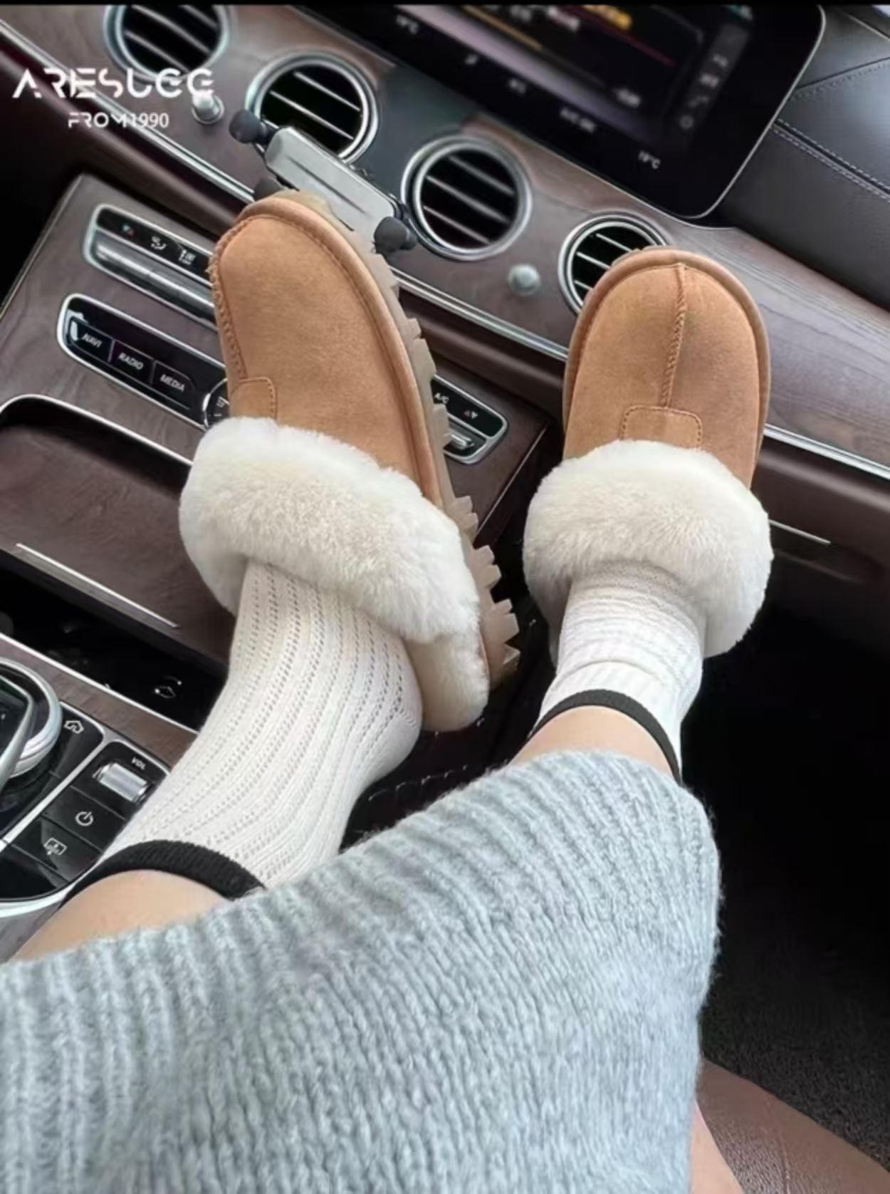 【星拖】舒适棉鞋,毛毛鞋短靴,冬季,,时尚加绒加厚保暖