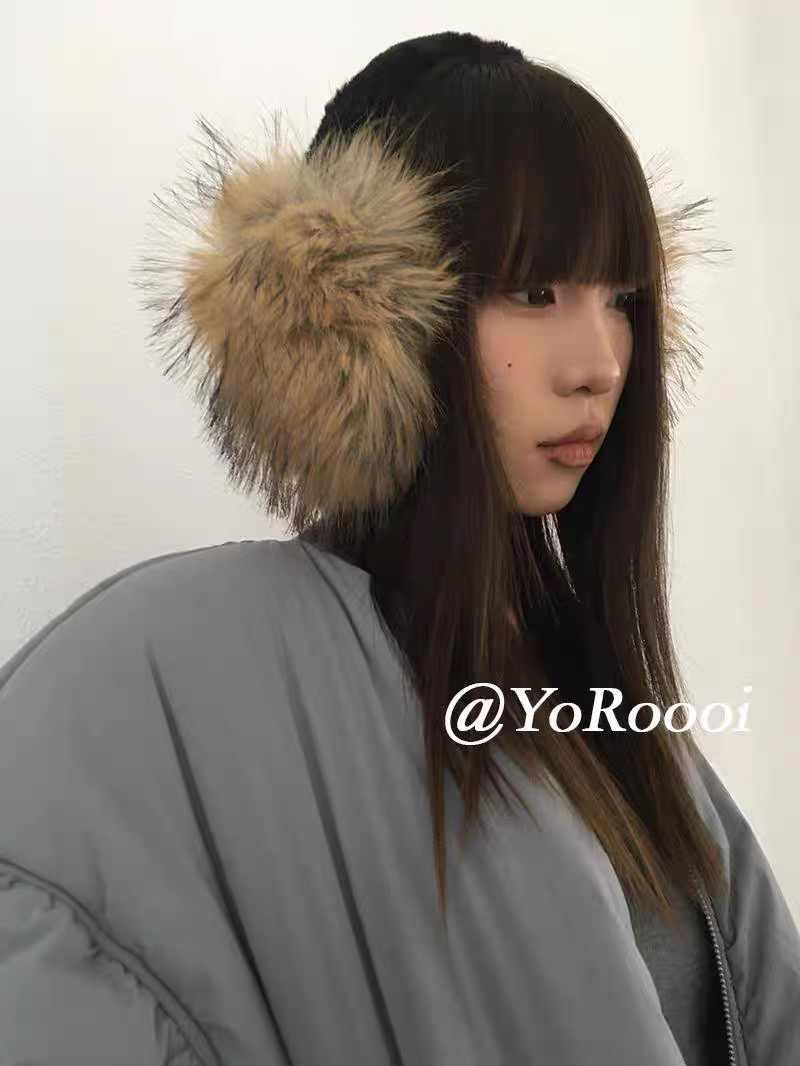 YoRoooi y2k冬季可爱保暖大号防冻护耳骑行百搭发箍耳罩耳暖耳包