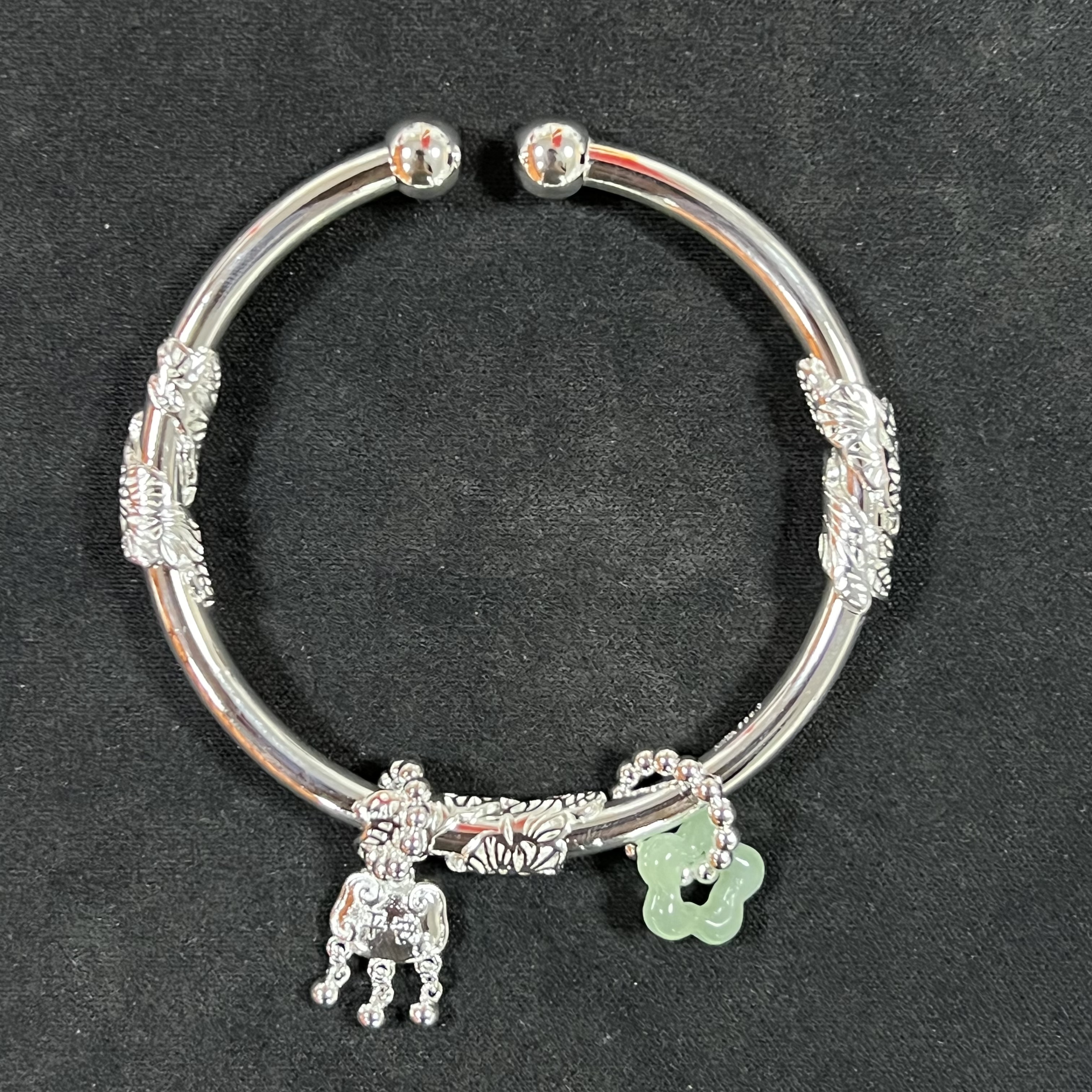 足银手镯 足银手镯 精品手镯（无礼盒）yz041