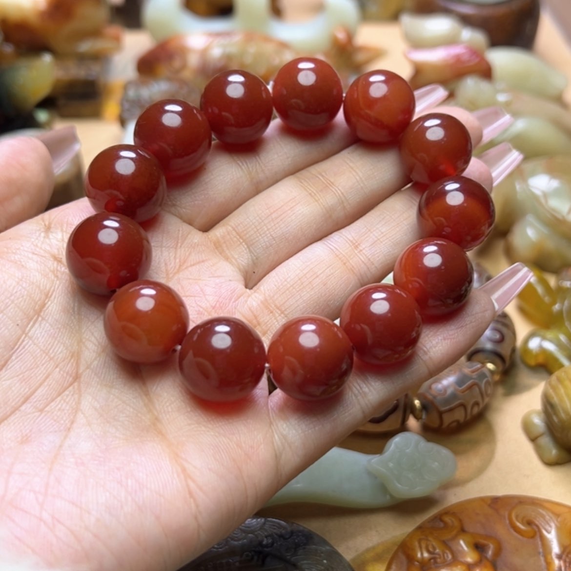 【闪购商品】玛瑙/玉髓颈饰未镶嵌