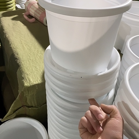 树脂四季3号6个带托白
