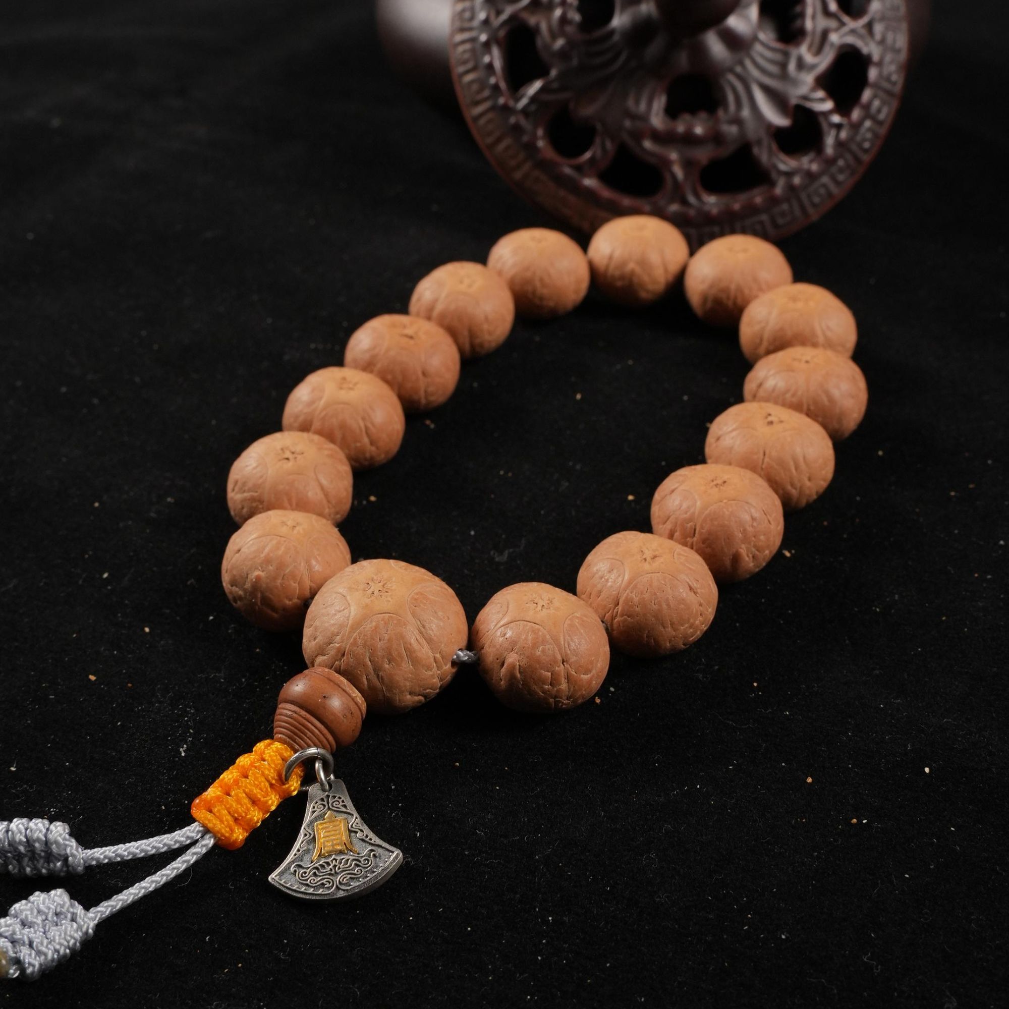 【五星手串】 同树同皮质 密度油性好 走色稳定 籽型规整 凤眼菩提