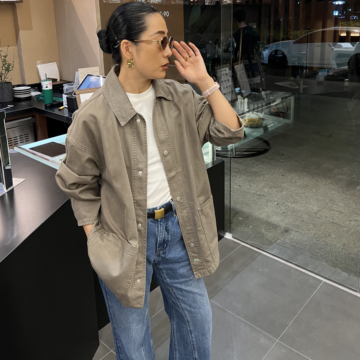 春秋帅气巴恩风外套