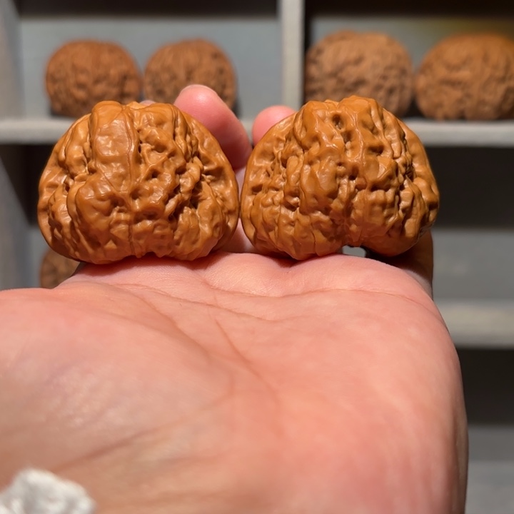 浅***晖文玩核桃把件43 蛤蟆头