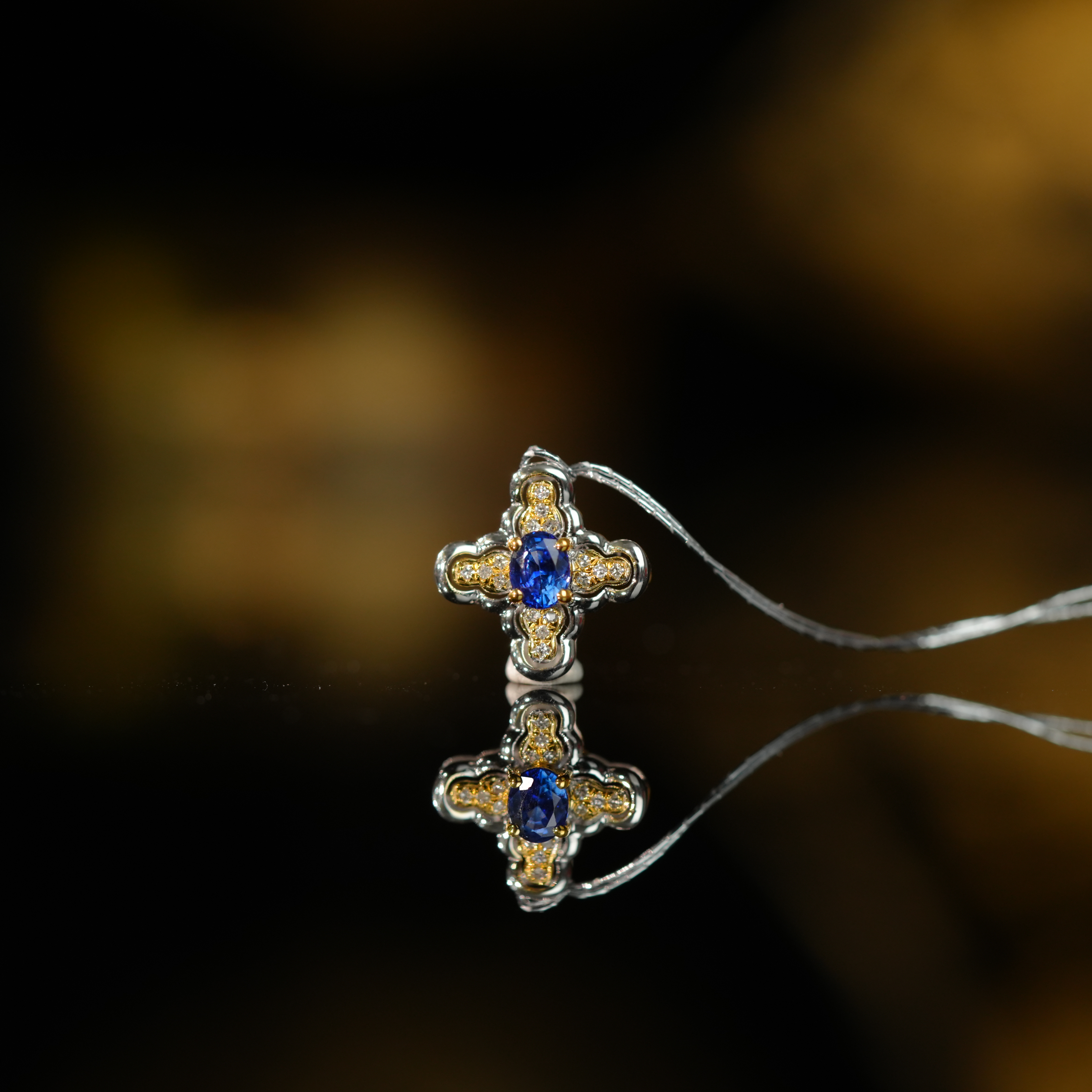 【初见珠宝】蓝宝石吊坠25-1C11X17【多样性发一件】