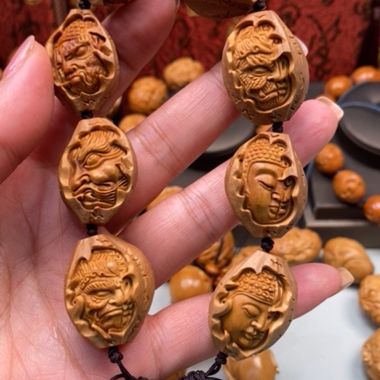 橄榄核手串/手链小**哥橄榄核雕