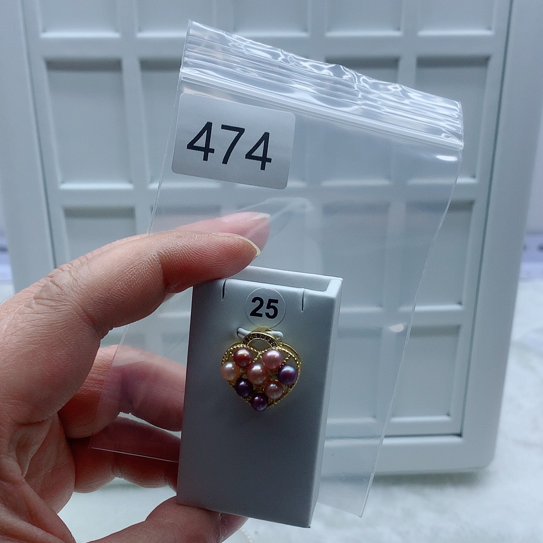 吊坠(不含链)合金淡水珍珠