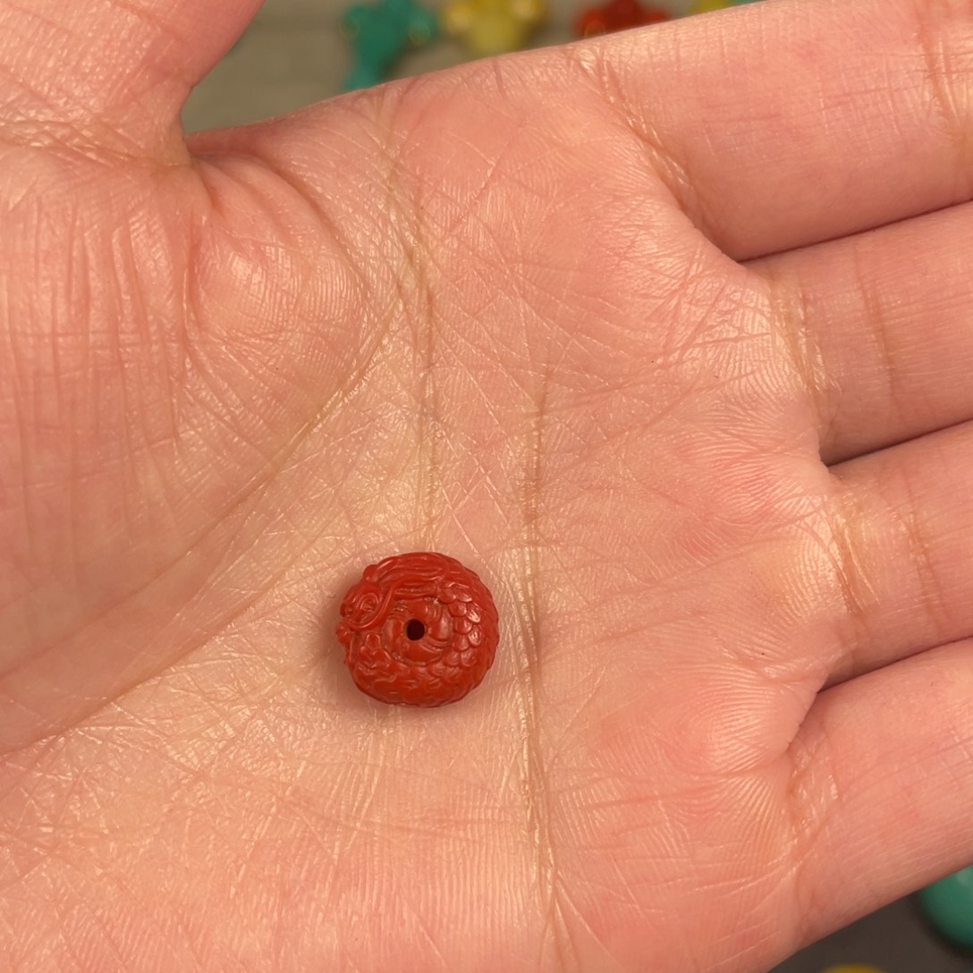 D***m玛瑙/玉髓合金红色12m