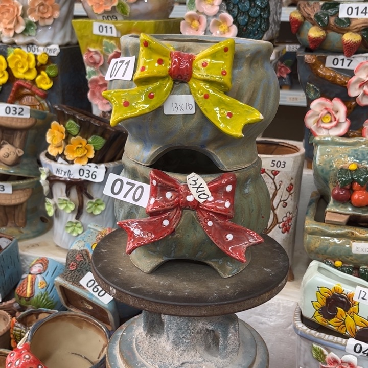 紫砂花盆粗陶材质多肉花盆