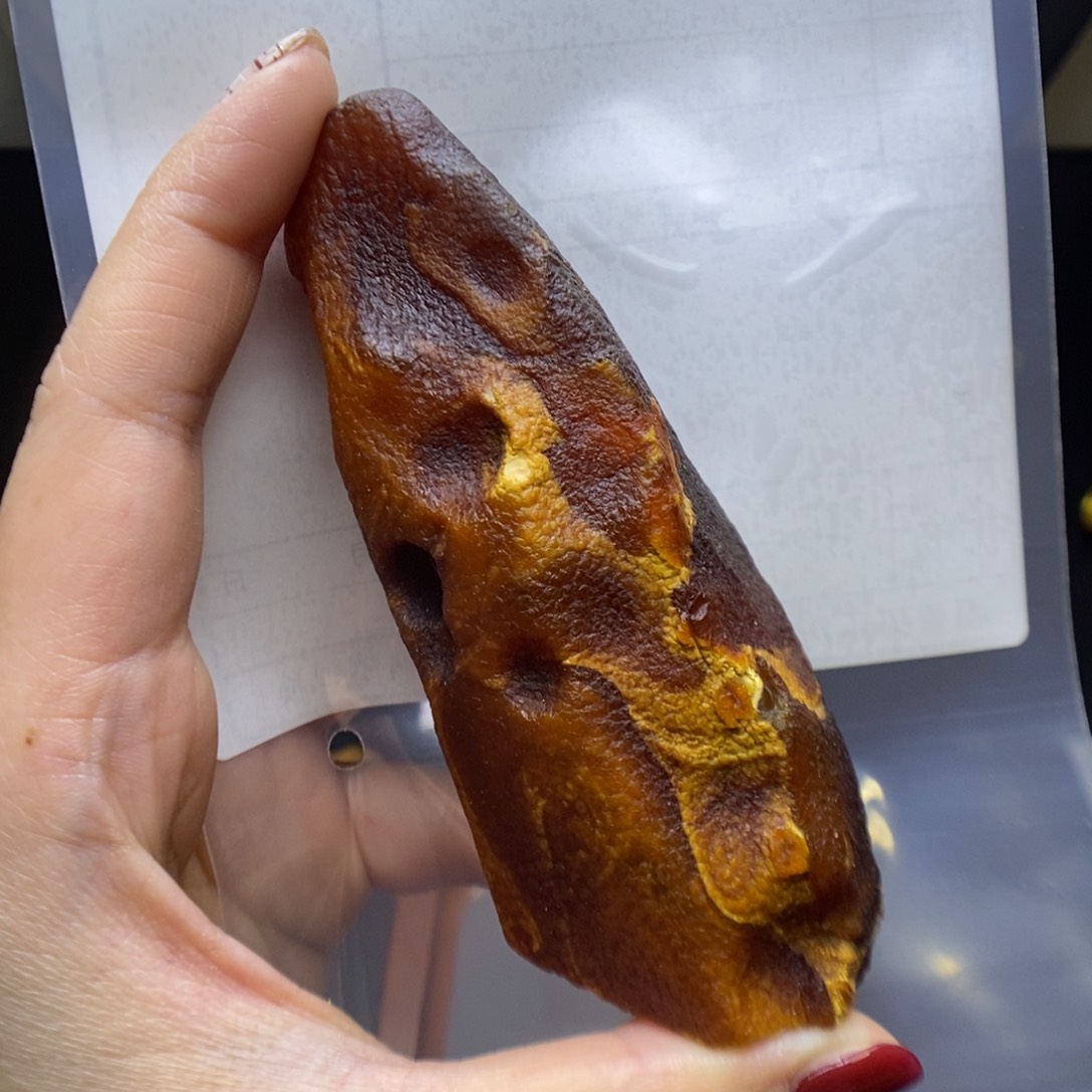 蜜蜡颈饰未镶嵌郎