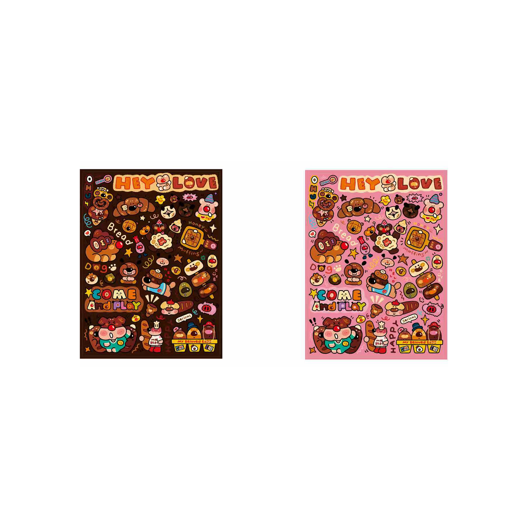 【手绘卡头背卡】发夹卡纸卡头