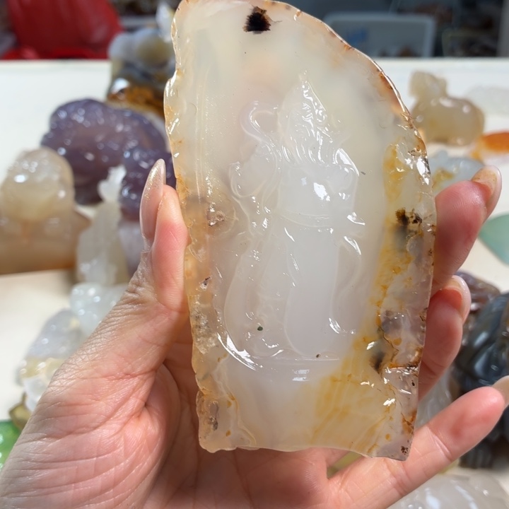 玛瑙/玉髓未镶嵌吊坠(不含链)