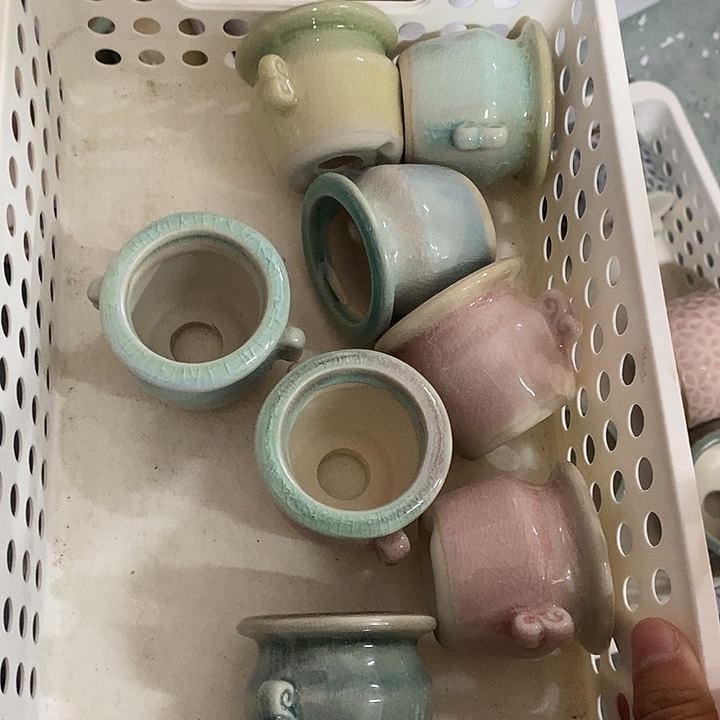 红陶〔满10米包邮默认微瑕疵〕6个