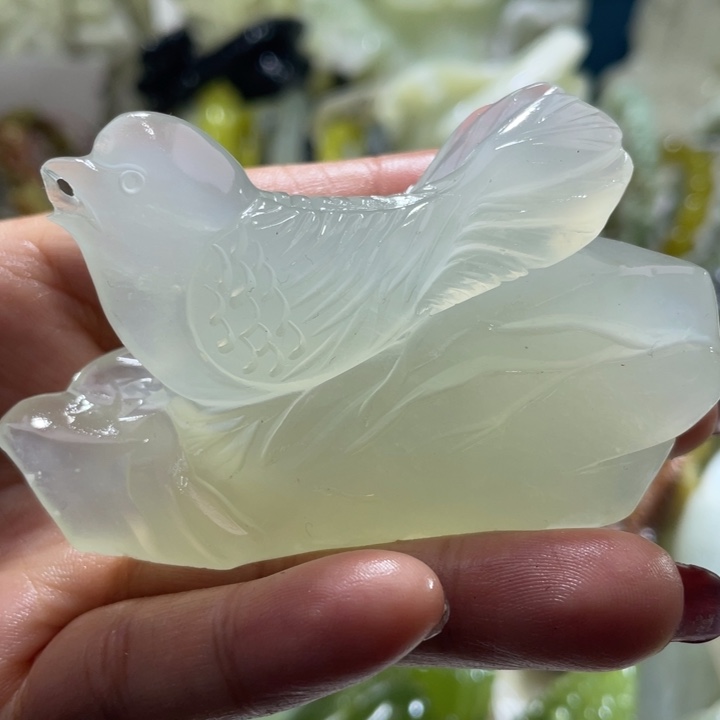 岫玉未镶嵌摆件摆件