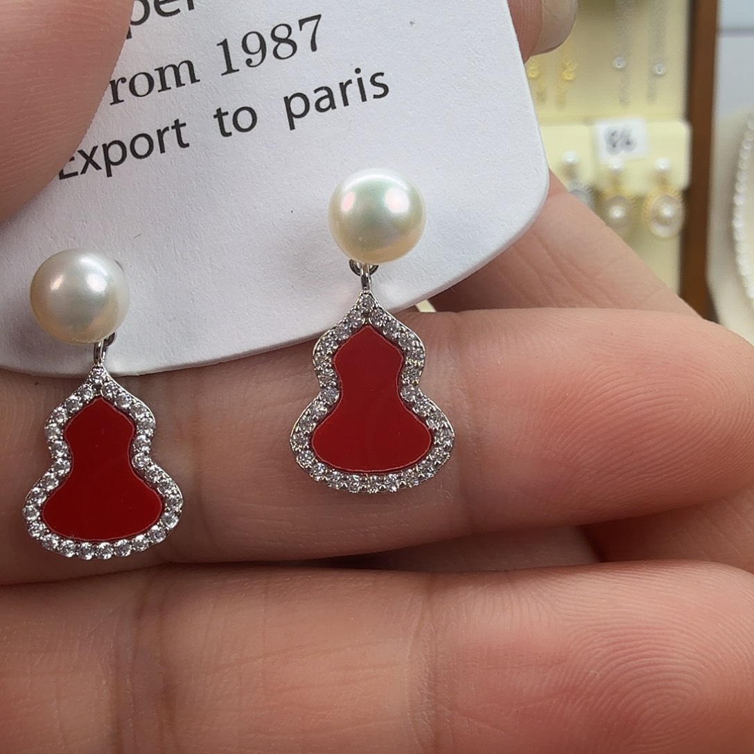 耳饰未镶嵌淡水珍珠