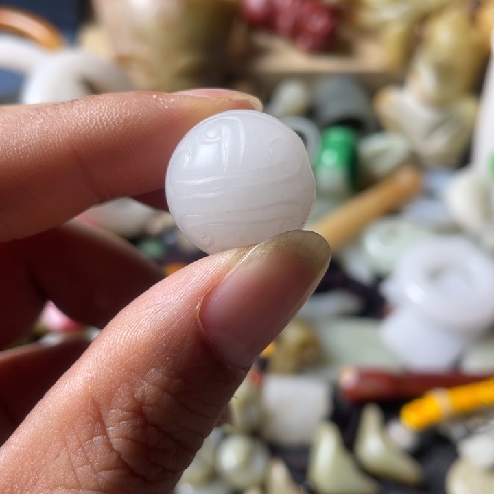 和田玉未镶嵌吊坠(不含链)