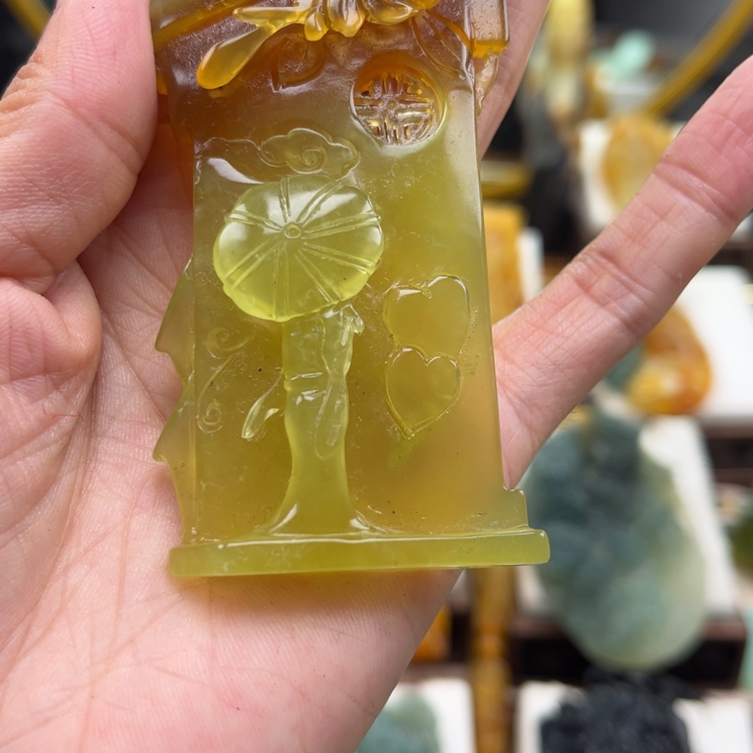 智***y岫玉未镶嵌挂件挂件