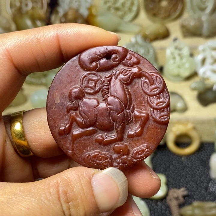 和田玉挂件未镶嵌