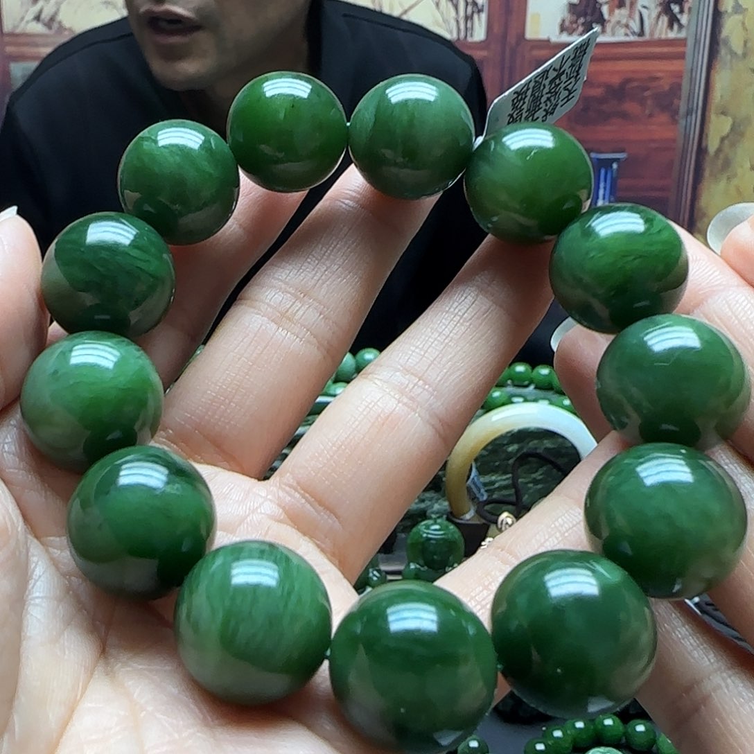 和田玉手串未镶嵌