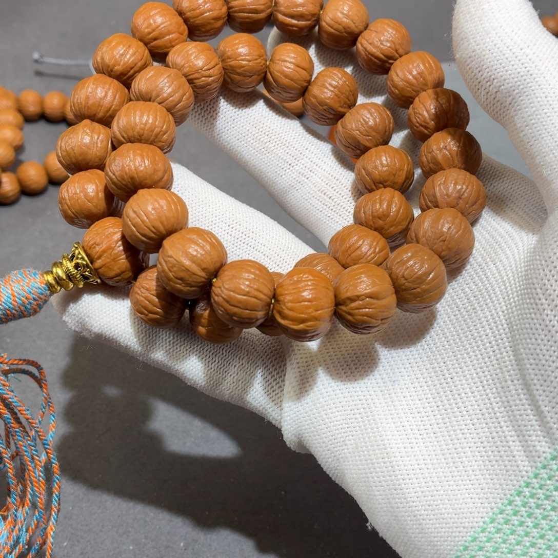 花****桃核吊坠南瓜36颗流苏款