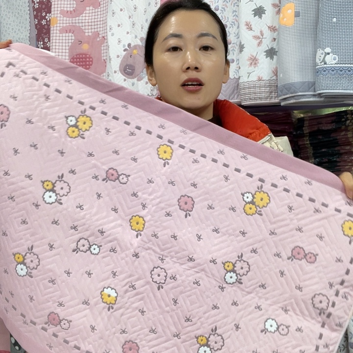 棉特价粉色碎花纯棉