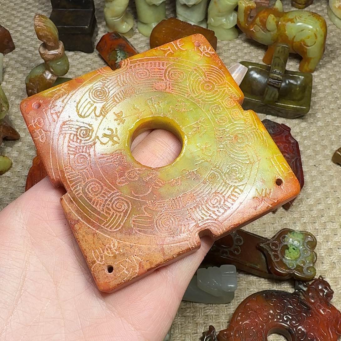 白玉菩提吊坠挂件