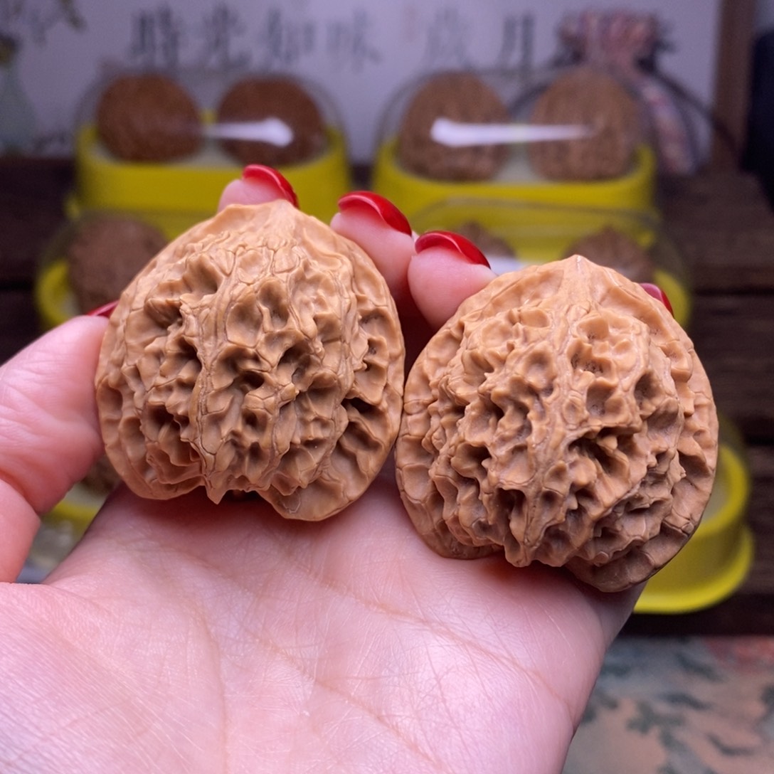文玩核桃把件全品40尺原桩苹果园一代1900