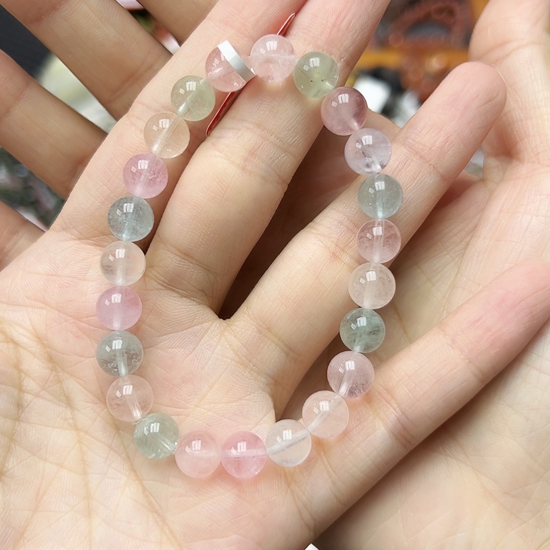 水晶手链未镶嵌多样性发一