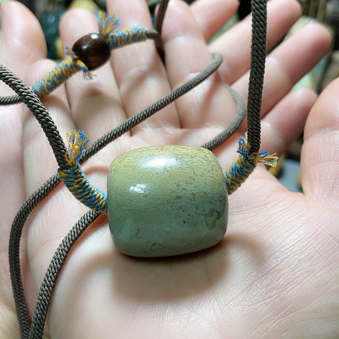 【闪购商品】岫岩河磨玉（透闪石质玉）挂件未镶嵌