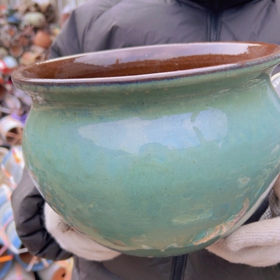 紫砂花盆高19口25————-